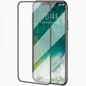 OEM/ODM Factory China Explosion-Proof Silk Printing High Aluminum-Silicon Tempered Glass Arc Edge Front Screen Film Cover for iPhone 14 Max 6.7 Inch