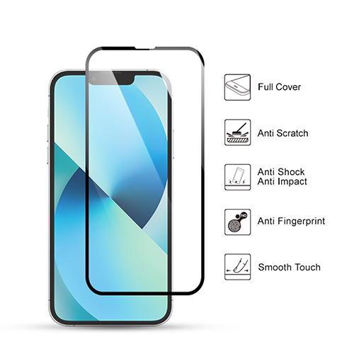Lowest Price for Premium Screen Protector - Real 3D Cold Carving High Quality Full Cover Full Glue Tempered Glass Screen Protector For iPhone 13 and iPhone 13 Pro – Moshi detail pictures
