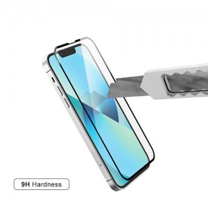 Real 3D Cold Carving High Quality Full Cover Full Glue Tempered Glass Screen Protector For iPhone 13 and iPhone 13 Pro