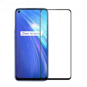 Hot Sell 9H 2.5D Silk Printing Tempered Glass Protective Film For Realme 6 6 Pro Screen Protector