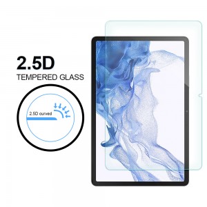9 Hardness 2.5D Edge Ultra Clear Anti-Scratch Full-Coverage for Samsung Galaxy Tab S8 11inch Tempered Glass Screen Protector