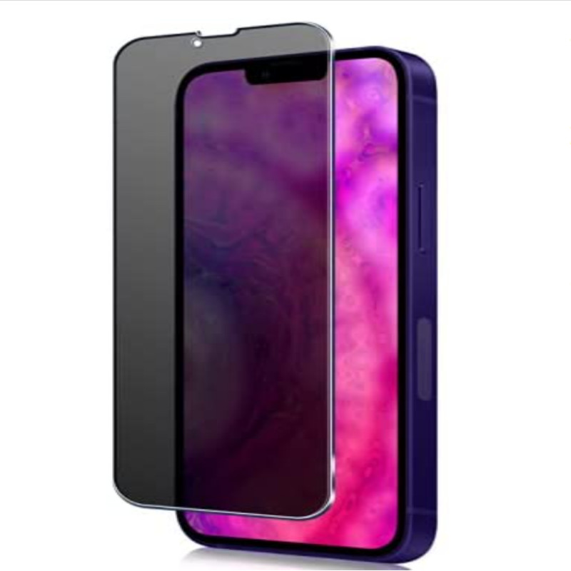 Cheapest Factory Phone Cases With Screen Protectors - Tempered glass iPhone13mini privacy full coverage screen protector，case friendly bubble free,Anti-peep – Moshi detail pictures