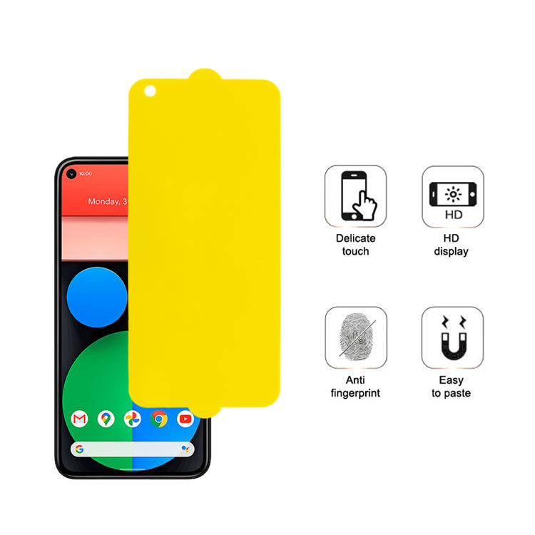 High Performance Screen Protector Phone Case - Elastic Skin Screen Protector for Google Pixel 5 TPU Anti-Bubble HD Film – Moshi